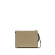 Fendi Leather and FF canvas Clutch Fendi