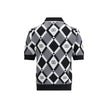 Dolce & Gabbana Diamond knit Polo Sweater Dolce & Gabbana