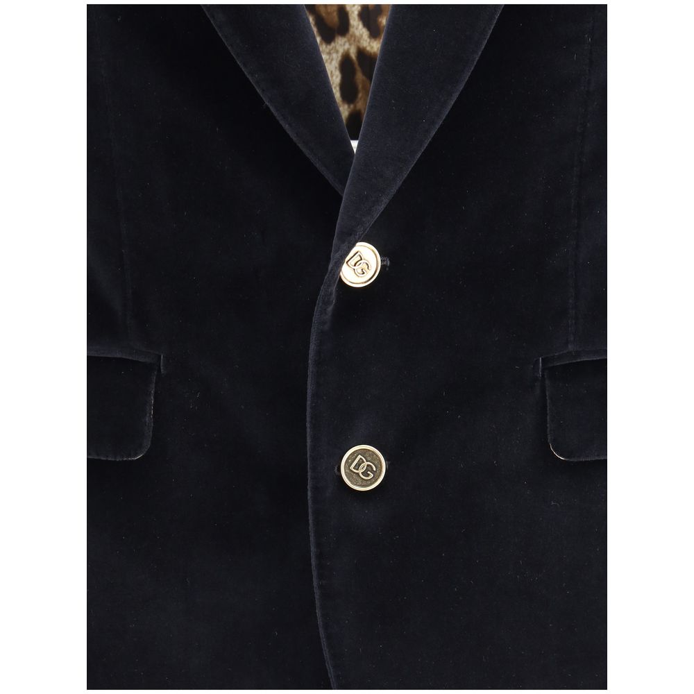 Dolce & Gabbana Velvet Sicily Blazer Dolce & Gabbana