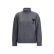 Ami Paris Ami De Coeur Turtleneck Sweater Ami Paris