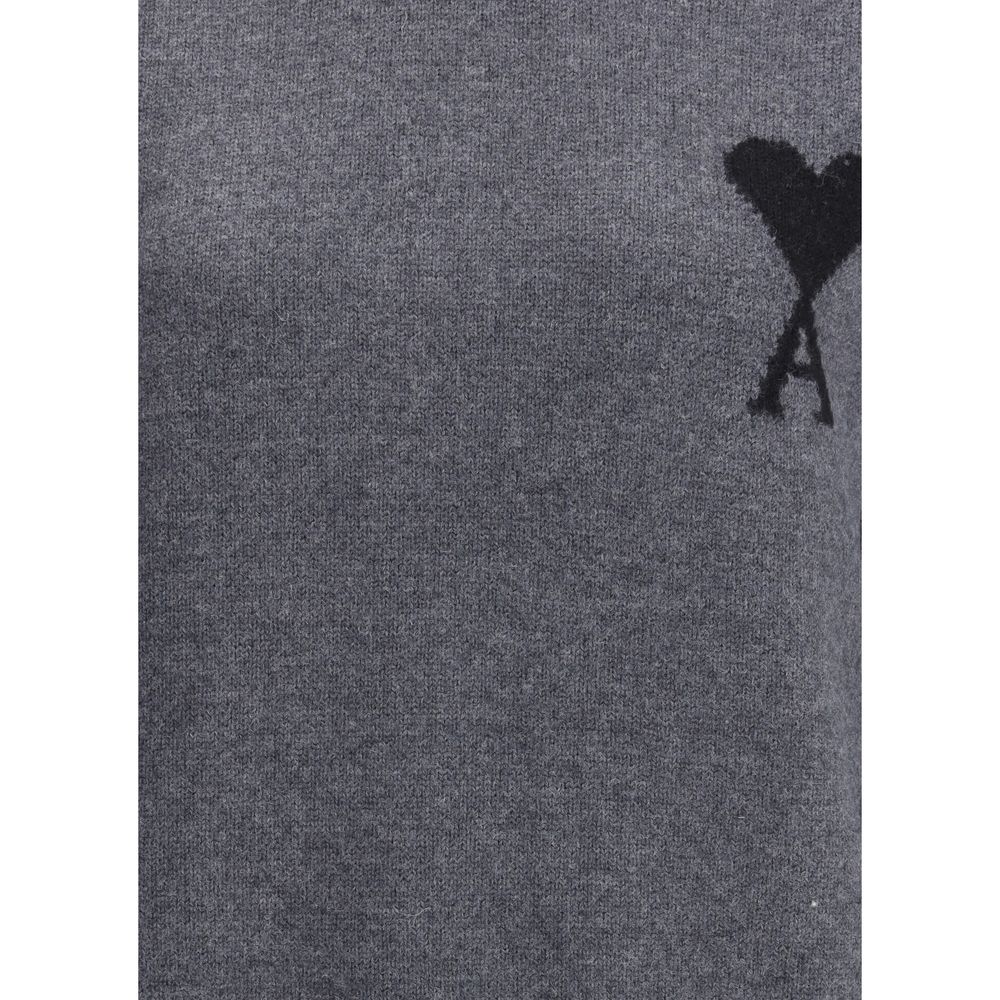 Ami Paris Ami De Coeur Turtleneck Sweater Ami Paris