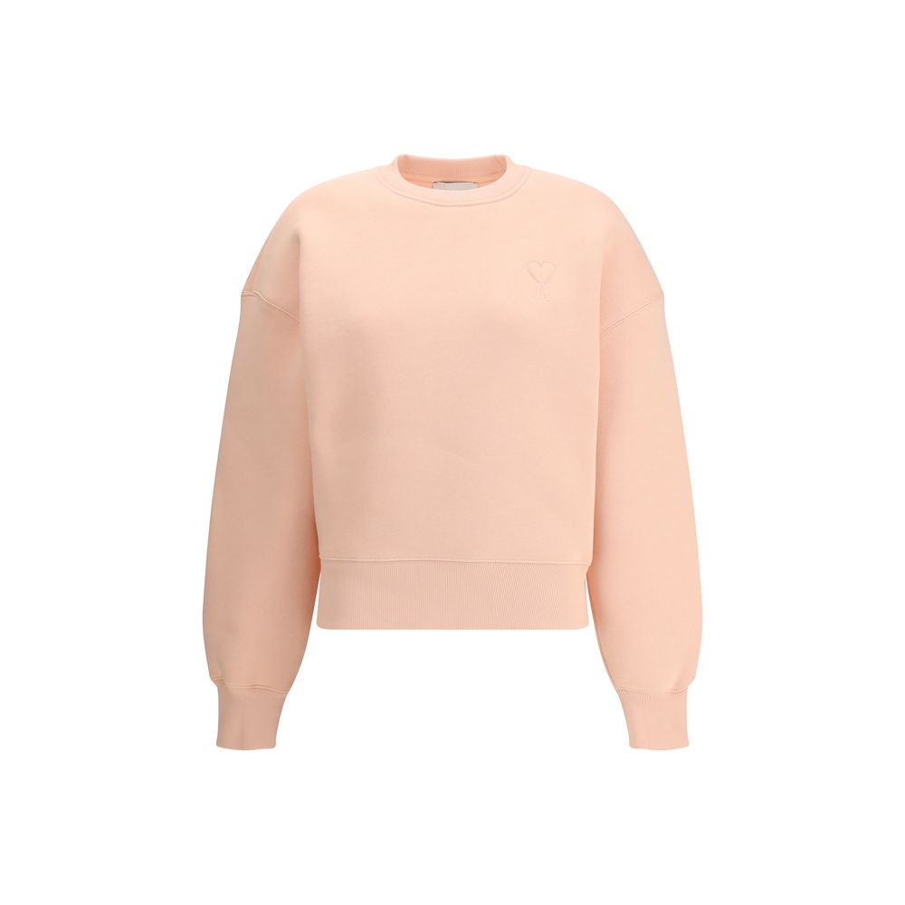 Ami Paris Ami De Coeur Embosse Sweatshirt Ami Paris