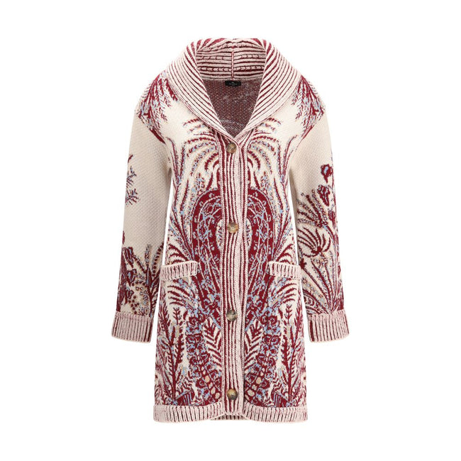 Etro Wool and cotton maxi Cardigan Etro