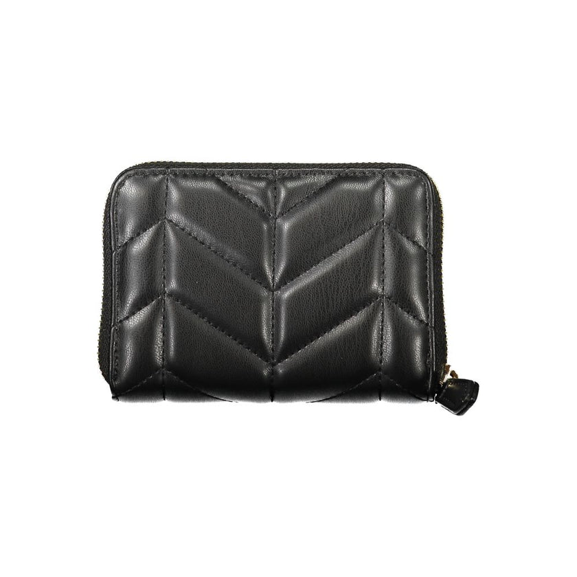 Mario Valentino Black Polyurethane Women Wallet Mario Valentino