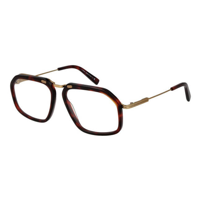 Ermenegildo Zegna Burgundy Men Glasses Frame Ermenegildo Zegna
