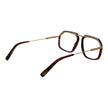 Ermenegildo Zegna Burgundy Men Glasses Frame Ermenegildo Zegna