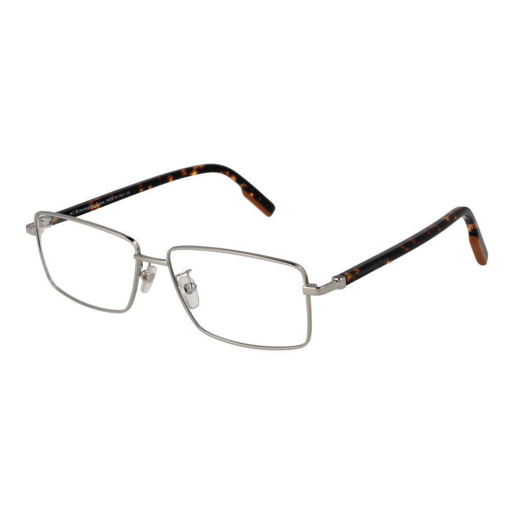 Ermenegildo Zegna Silver Men Glasses Frame Ermenegildo Zegna