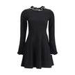 Valentino Knit Dress with volants Valentino