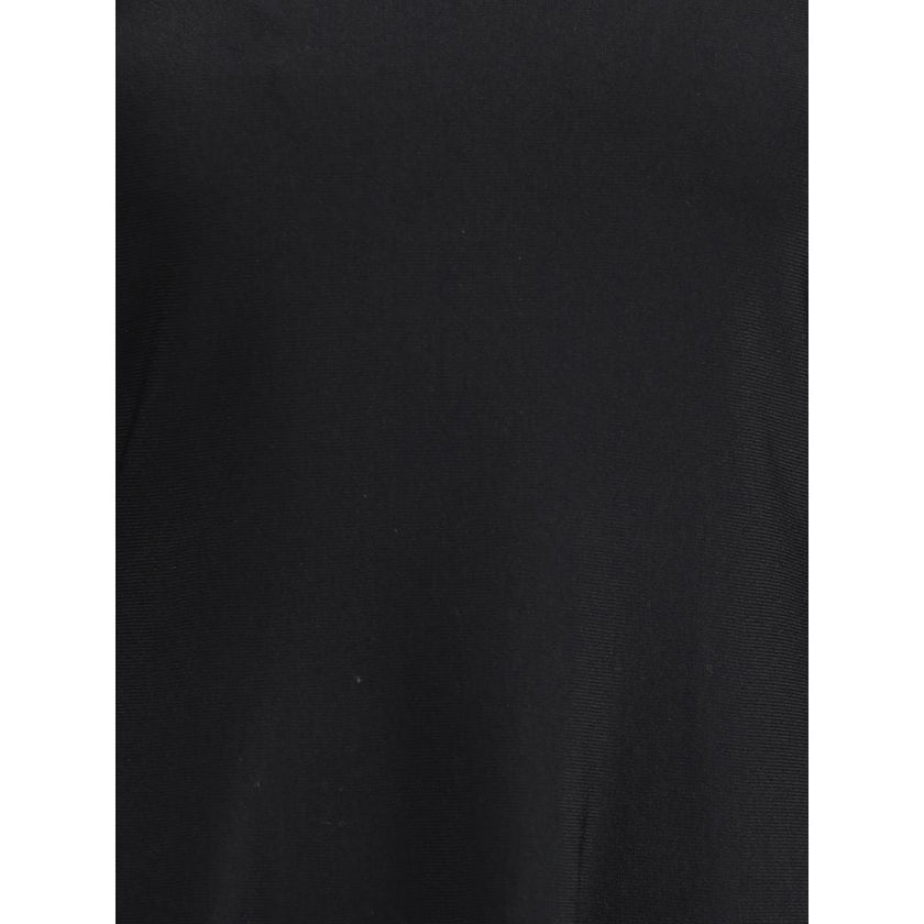 Valentino Black Viscose Casual Dress Valentino