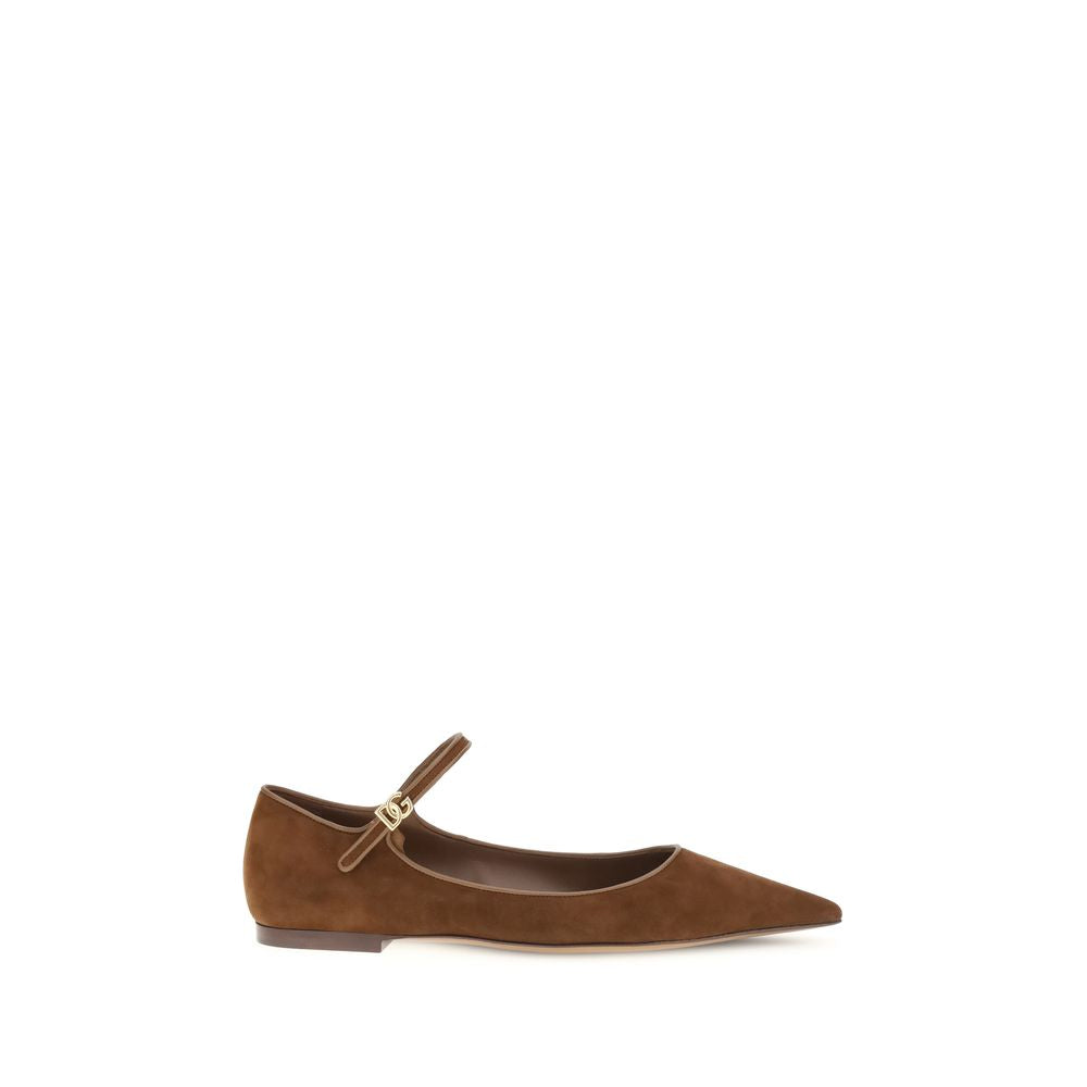 Dolce & Gabbana Suede and nappa leather Ballerinas Dolce & Gabbana