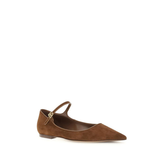 Dolce & Gabbana Suede and nappa leather Ballerinas Dolce & Gabbana
