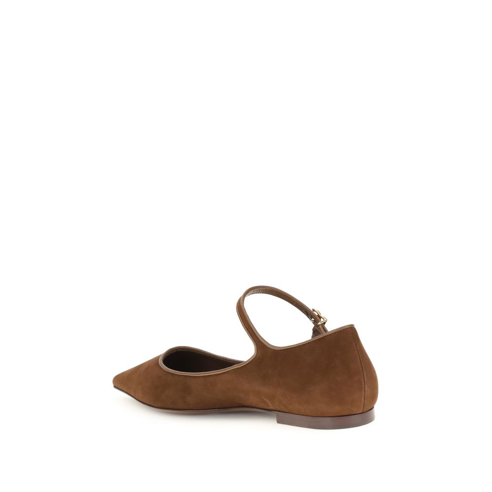 Dolce & Gabbana Suede and nappa leather Ballerinas Dolce & Gabbana