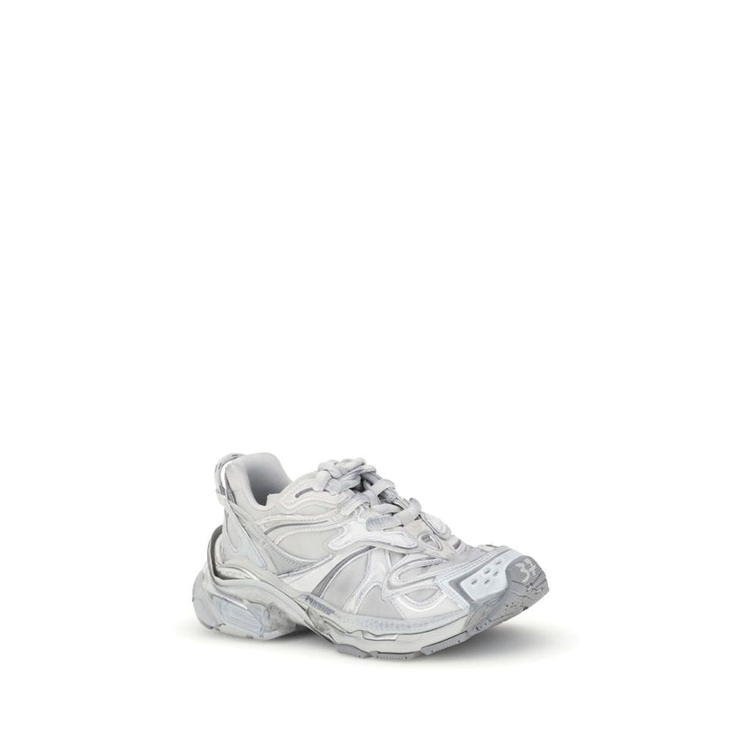 Balenciaga Silver Rubber Athletic Sneakers Balenciaga