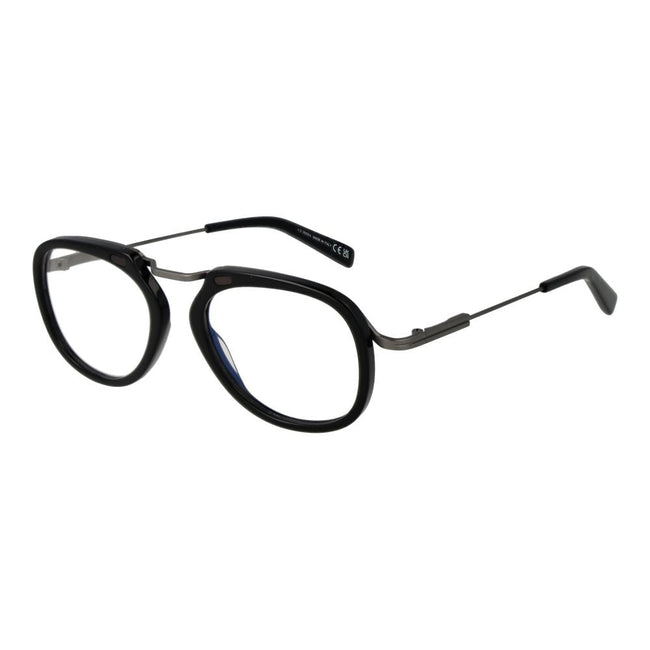 Ermenegildo Zegna Black Men Glasses Frame Ermenegildo Zegna