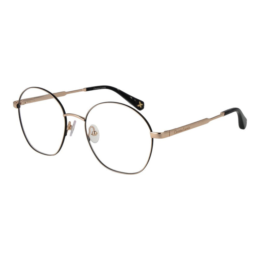 Christian Lacroix Beige Stainless Steel Glasses (Frames) Christian Lacroix