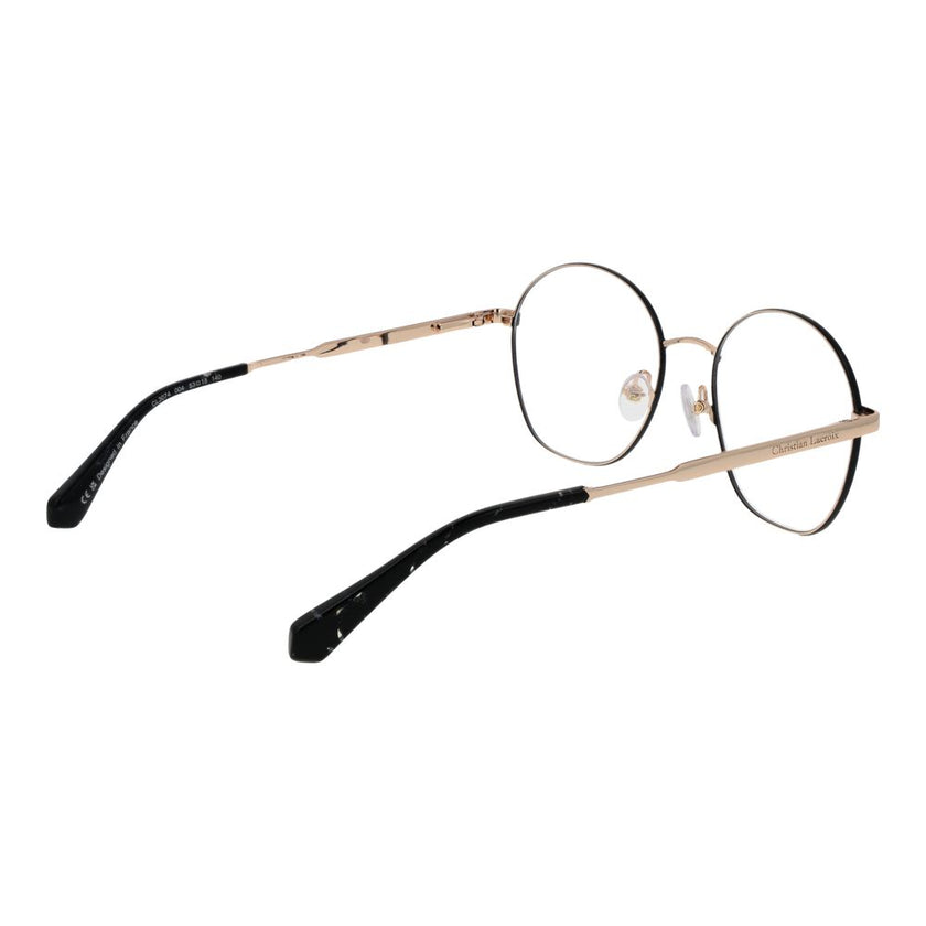 Christian Lacroix Beige Stainless Steel Glasses (Frames) Christian Lacroix