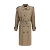 Burberry Long cotton gabardine Trench Coat Burberry