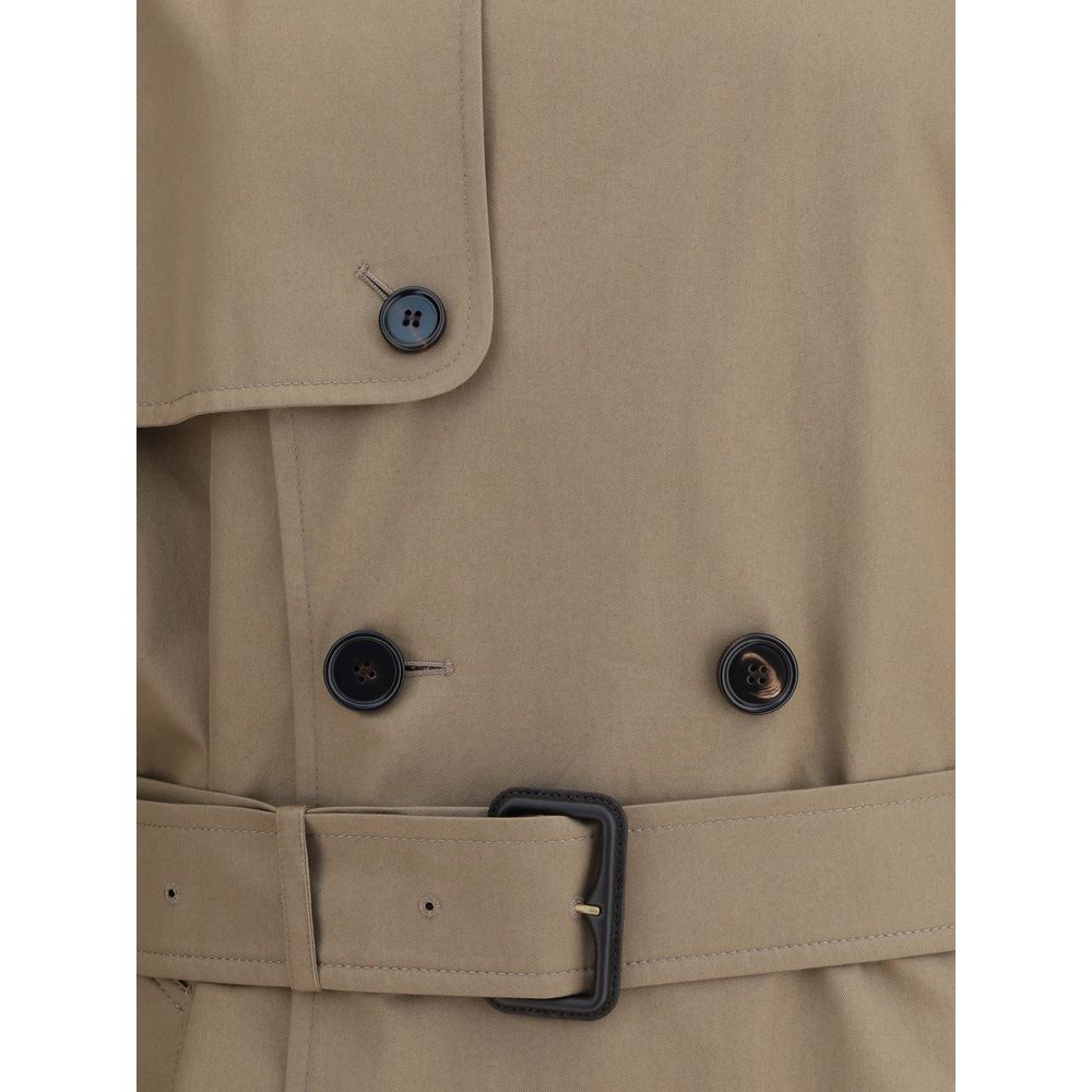 Burberry Long cotton gabardine Trench Coat Burberry