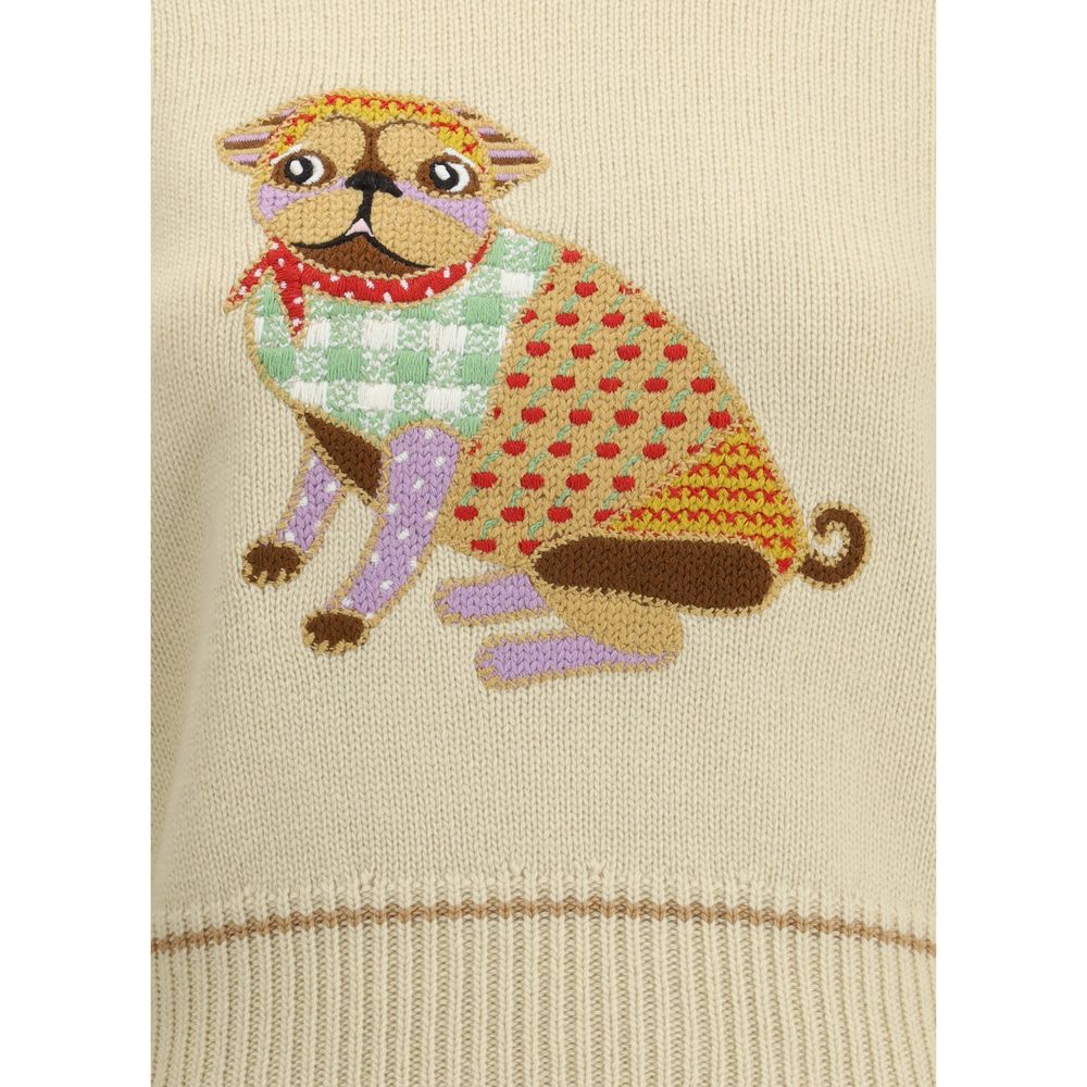 Valentino Le Chien de la Maison embroidered Sweater Valentino