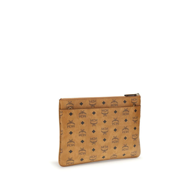 MCM Pouch with Visetos print MCM