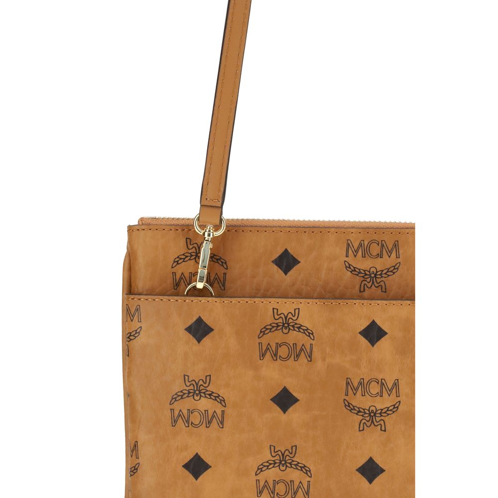 MCM Pouch with Visetos print MCM