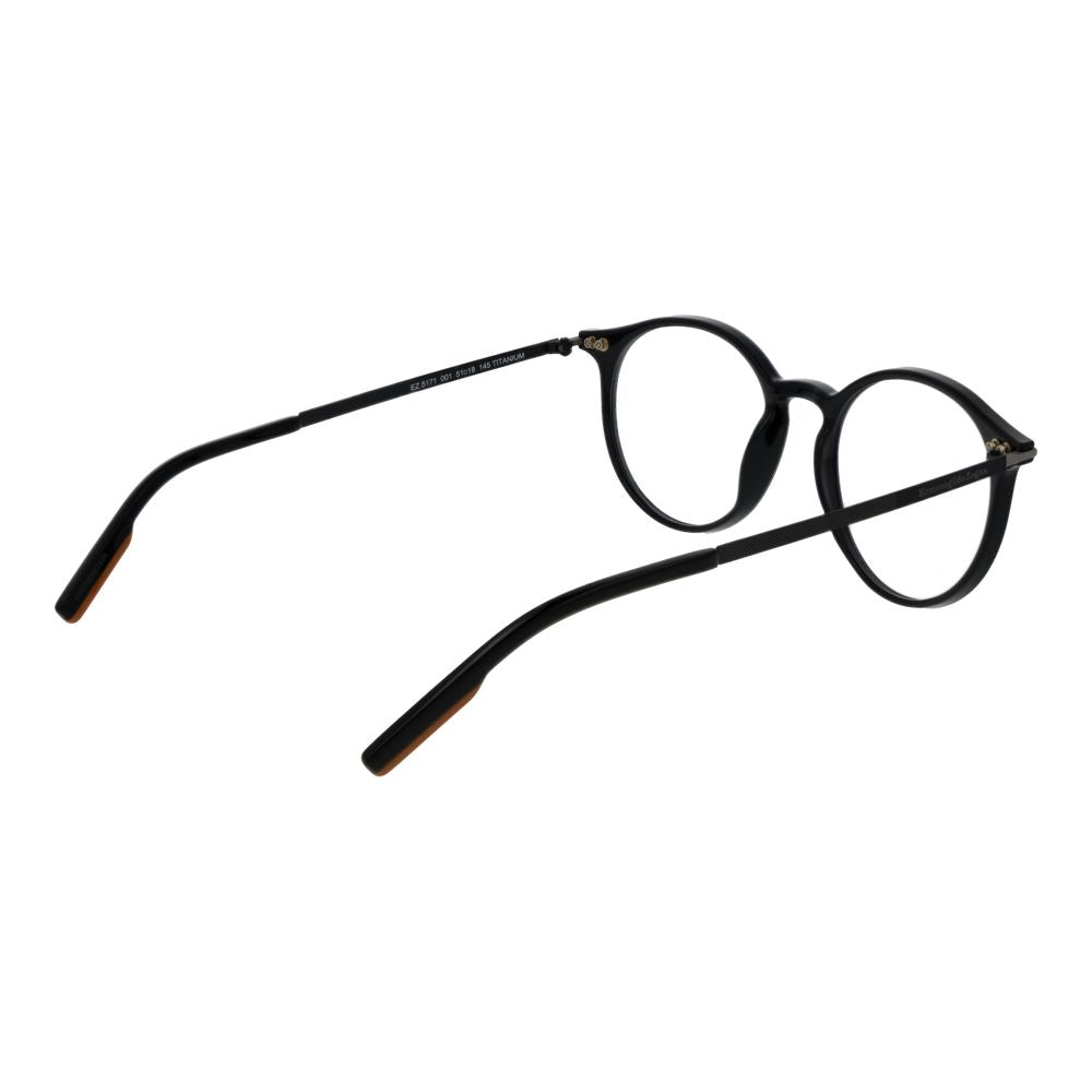 Ermenegildo Zegna Black Unisex Glasses Frame Ermenegildo Zegna
