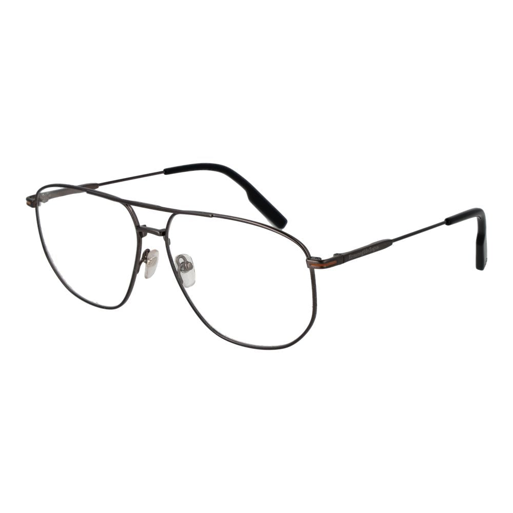 Ermenegildo Zegna Gray Men Glasses Frame Ermenegildo Zegna