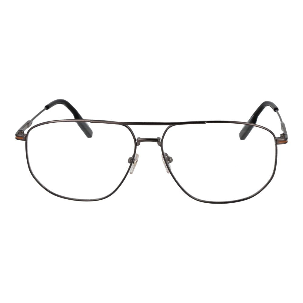 Ermenegildo Zegna Gray Men Glasses Frame Ermenegildo Zegna