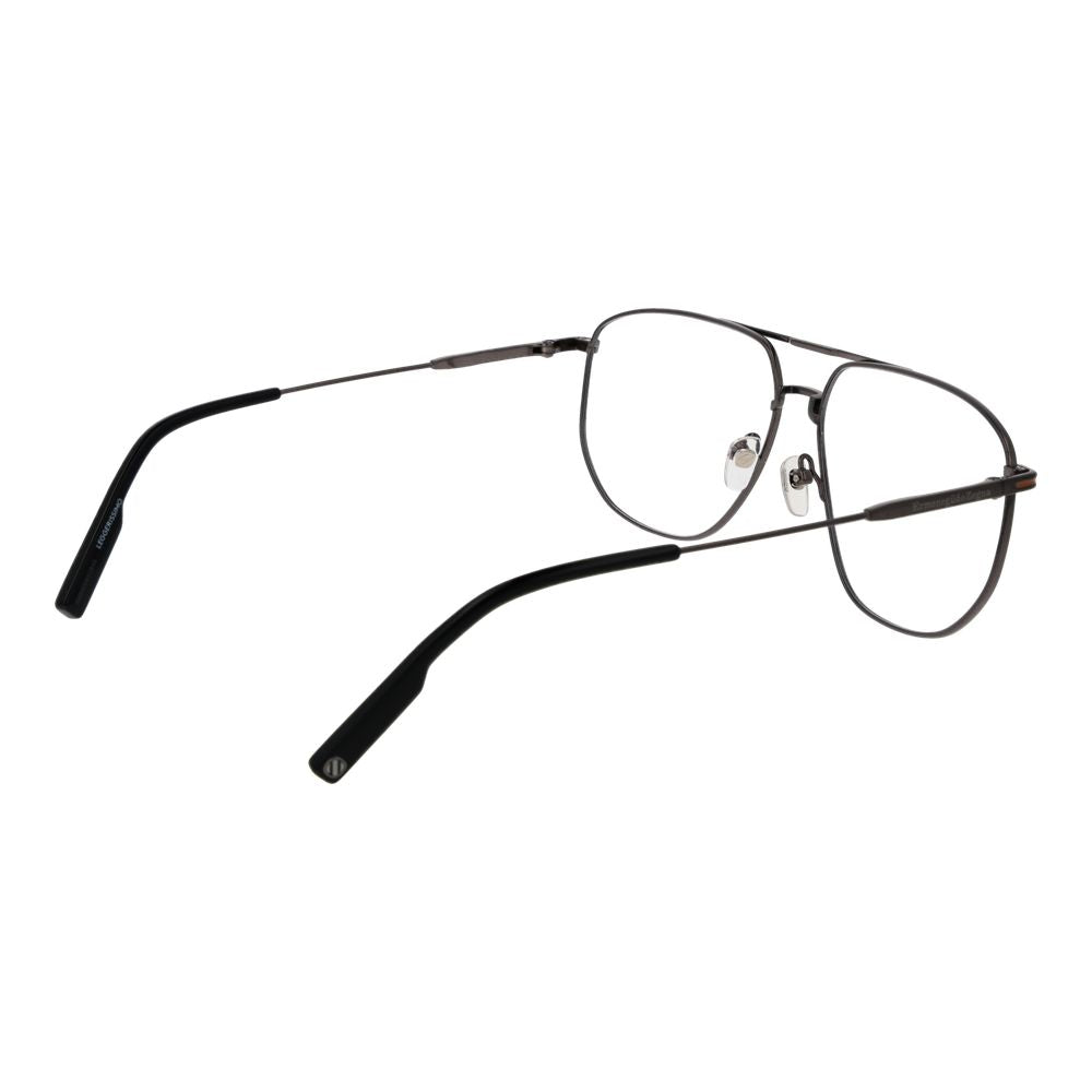 Ermenegildo Zegna Gray Men Glasses Frame Ermenegildo Zegna