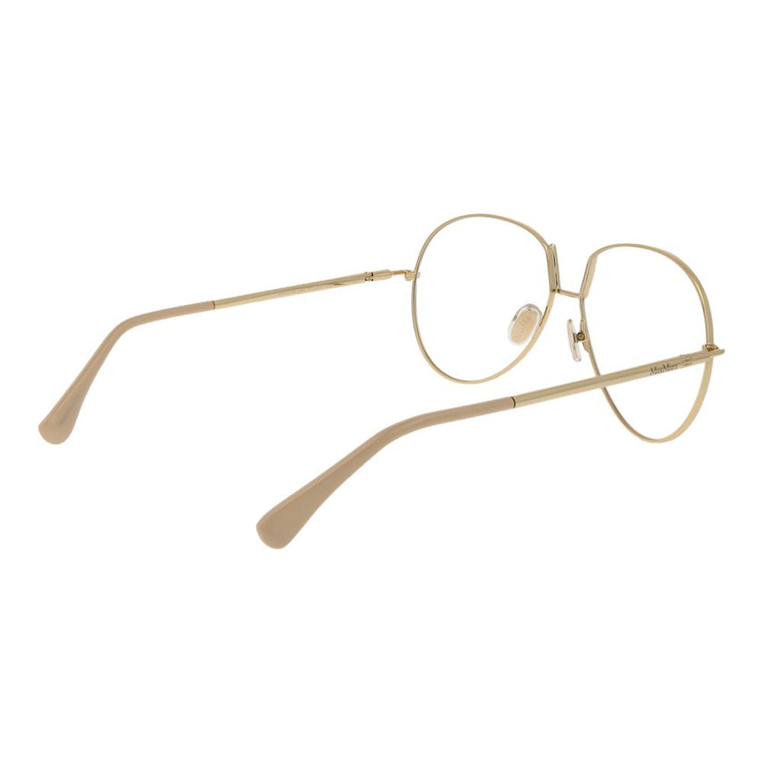 Max Mara Beige Metal Glasses (Frames) Max Mara