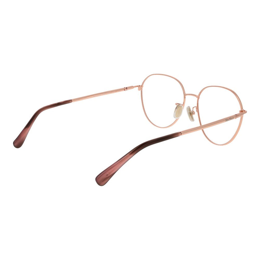 Max Mara Rose Gold Metal Glasses (Frames) Max Mara