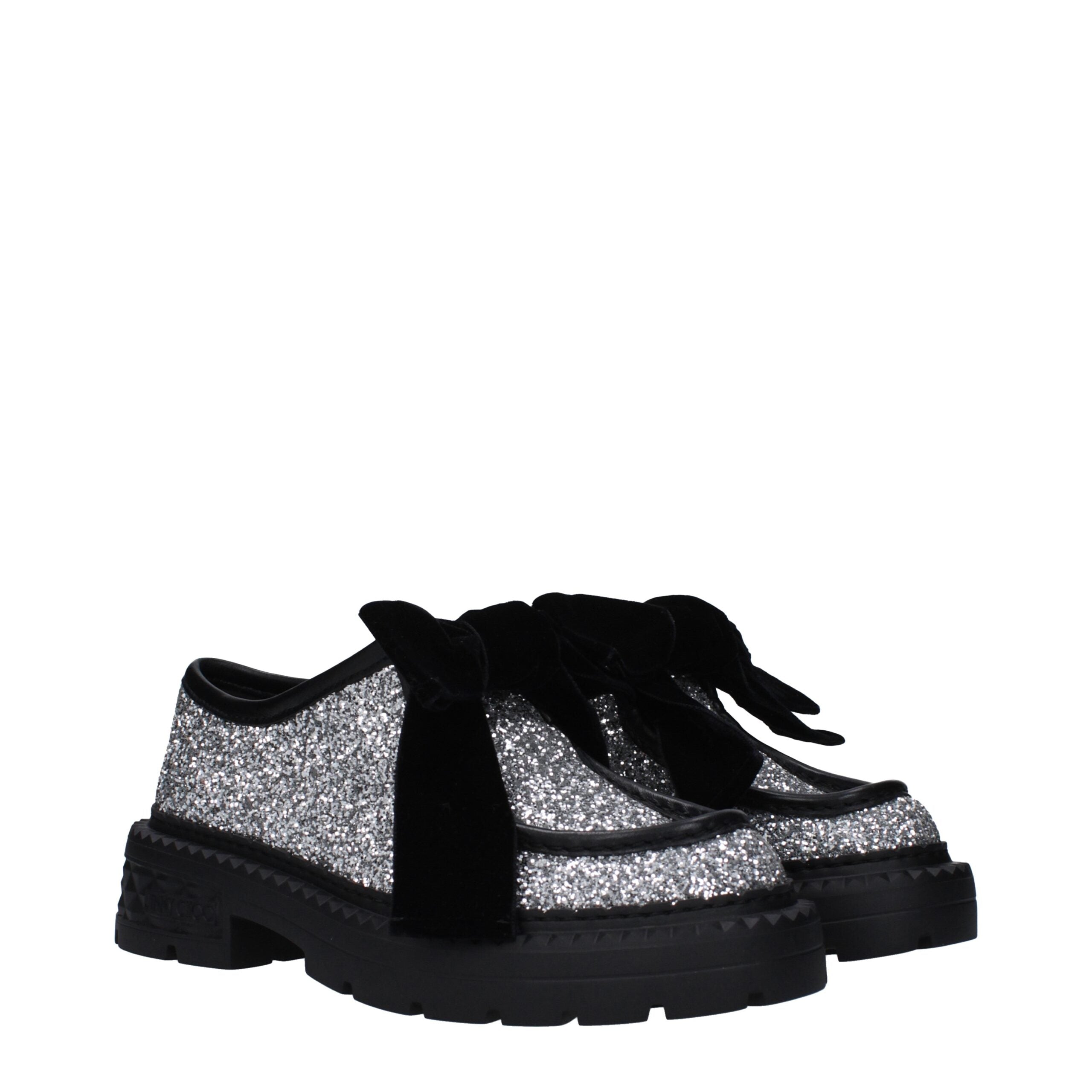 Jimmy Choo Gray Plastic Slip-On Loafers Jimmy Choo