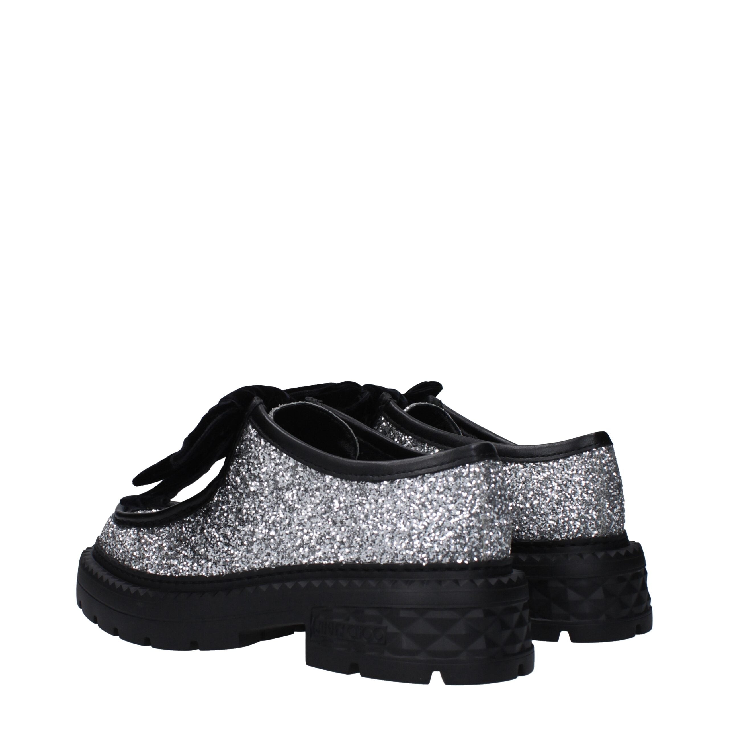 Jimmy Choo Gray Plastic Slip-On Loafers Jimmy Choo