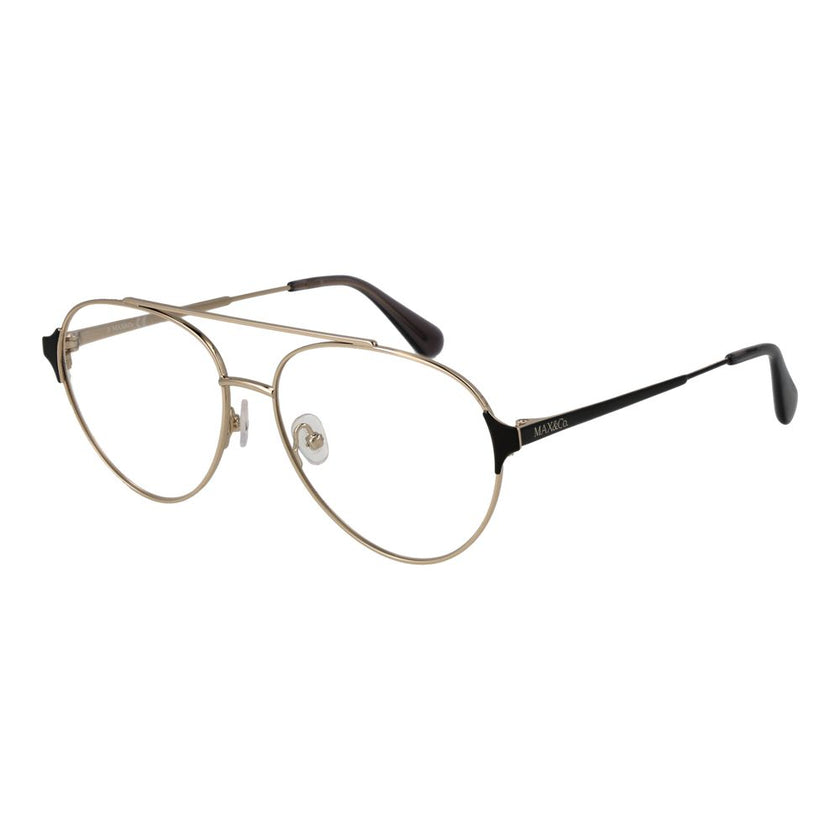 Max & Co Gold Metal Glasses (Frames) Max & Co