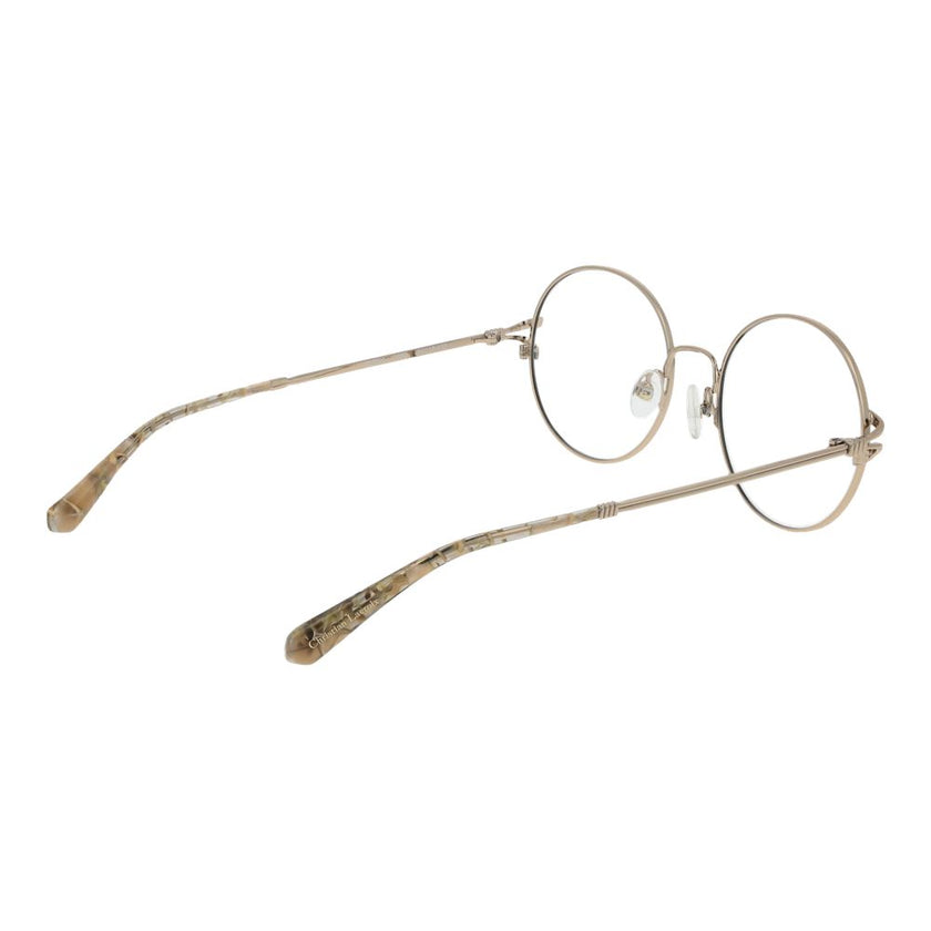 Christian Lacroix Beige Metal Glasses (Frames) Christian Lacroix