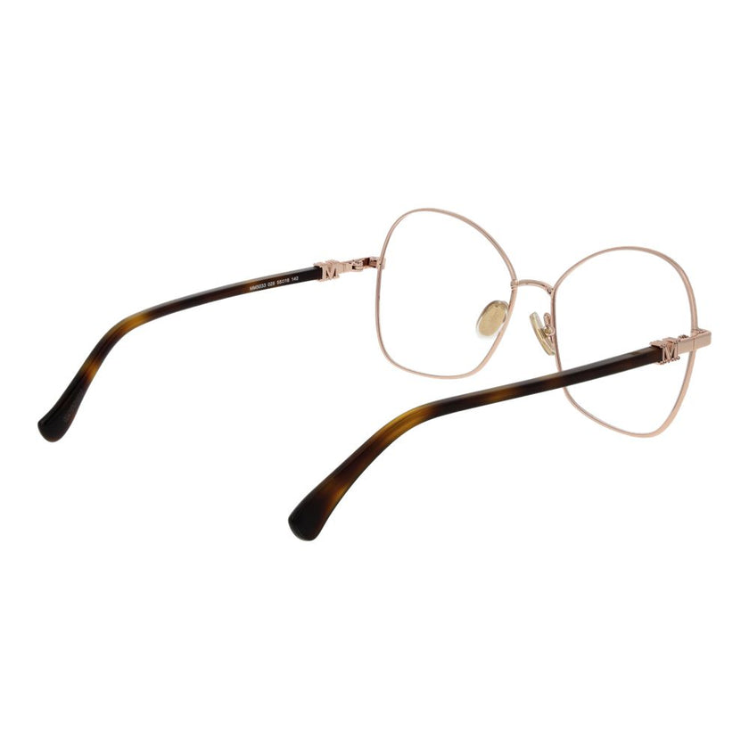 Max Mara Rose Gold Metal Glasses (Frames) Max Mara