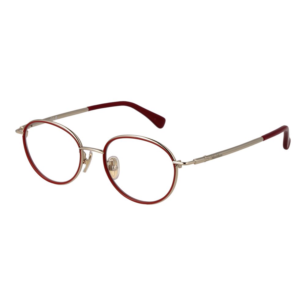Max Mara Red Women Glasses Frame Max Mara