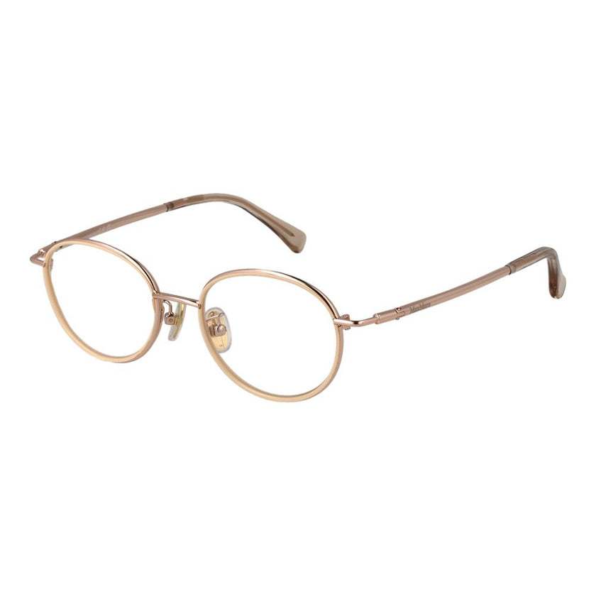 Max Mara Rose Gold Metal Glasses (Frames) Max Mara