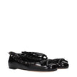 Valentino Garavani Black Leather Ballet Flats