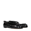 Valentino Garavani Black Leather Ballet Flats
