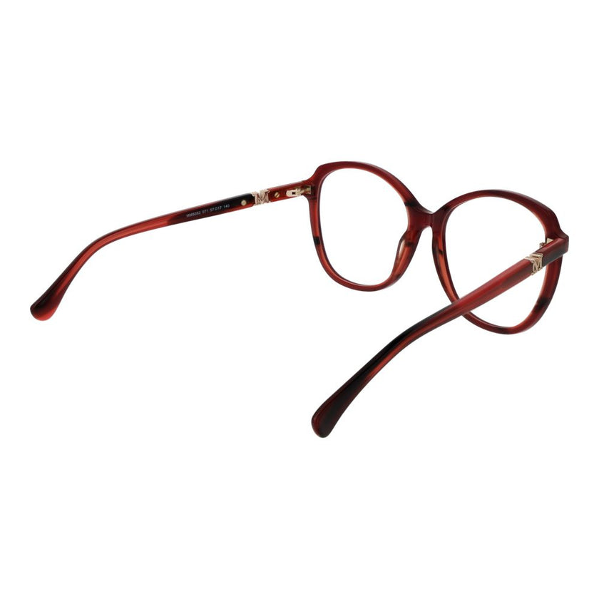 Max Mara Burgundy Plastic Glasses (Frames) Max Mara
