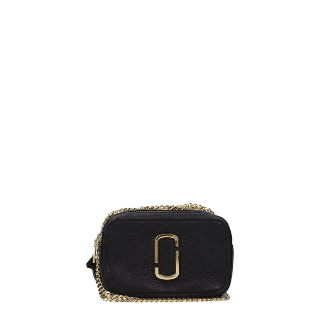 Marc Jacobs Black Leather Crossbody Bags Marc Jacobs