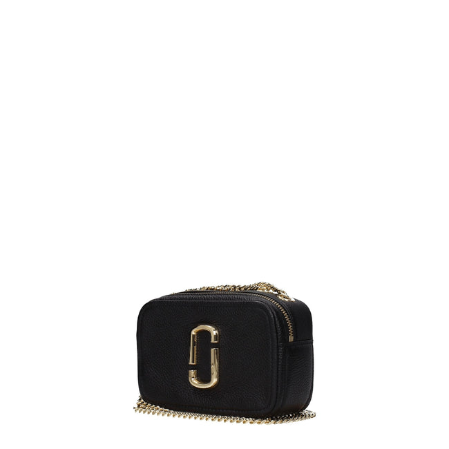 Marc Jacobs Black Leather Crossbody Bags Marc Jacobs