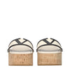 Valentino Garavani Beige Leather Wedges Sandals Valentino Garavani