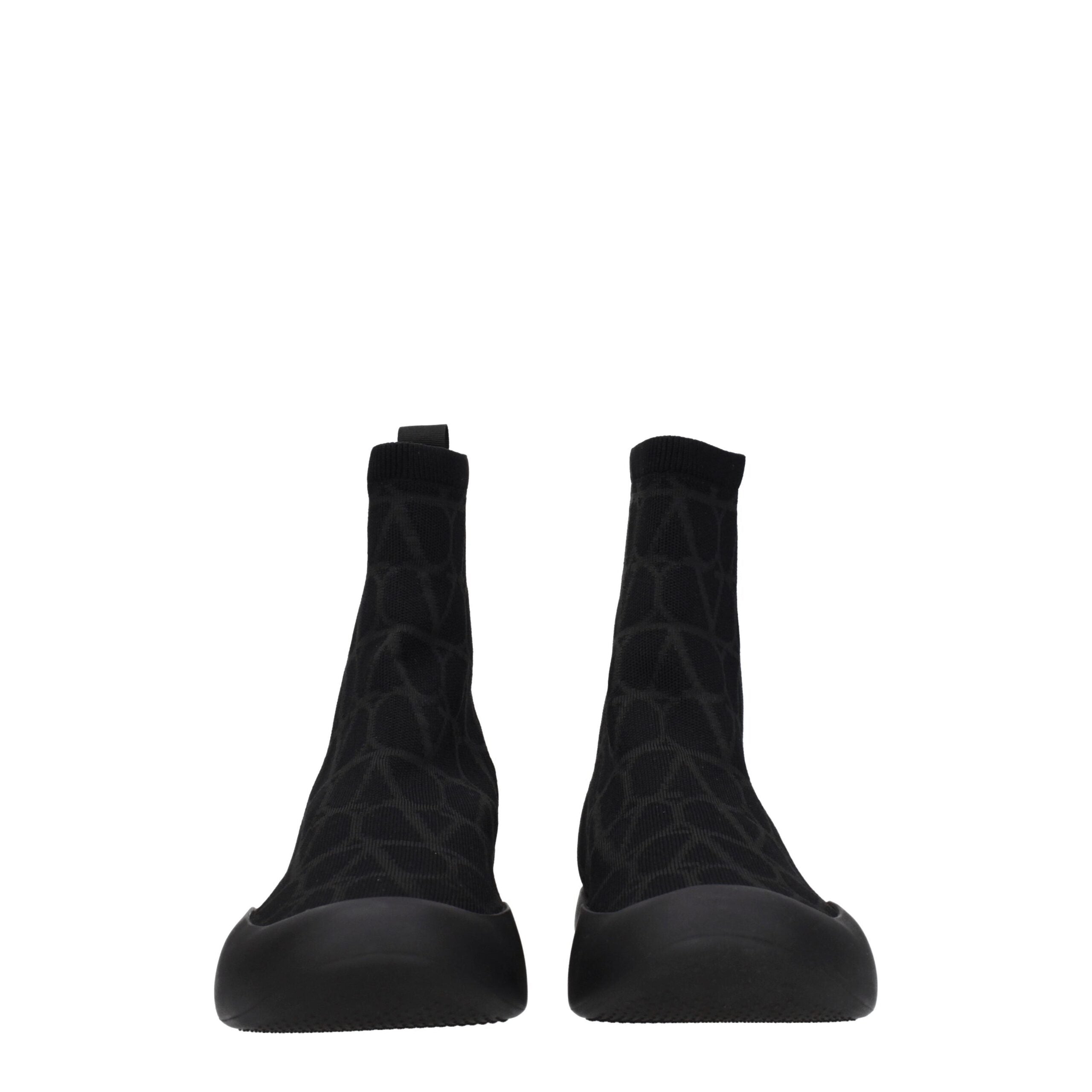 Valentino Garavani Black Fabric High Tops Valentino Garavani