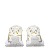 Versace Gold Fabric Low Tops Versace