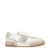 Fendi White Leather Low Tops Fendi