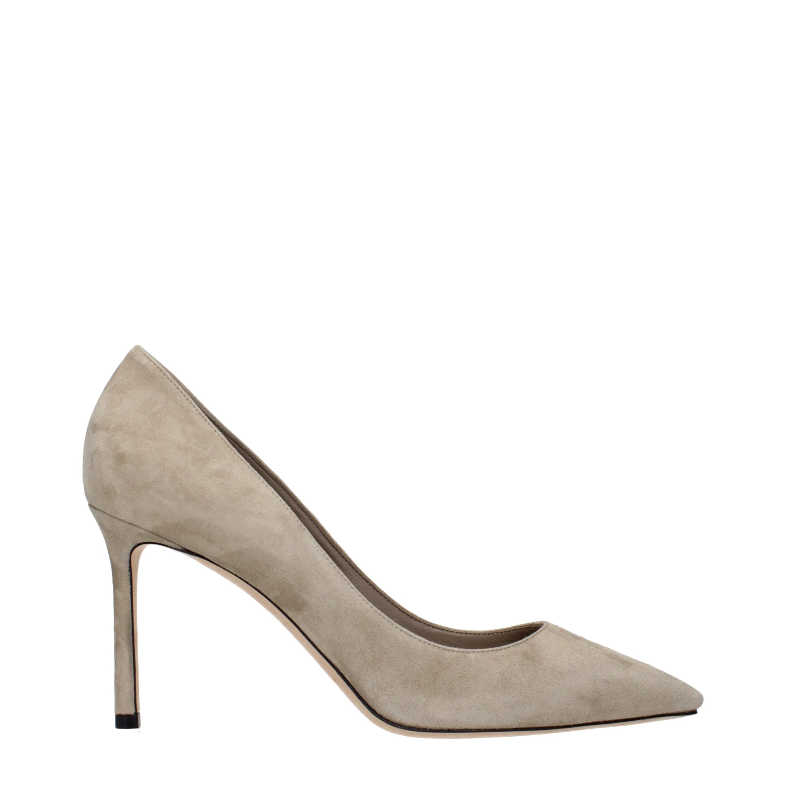 Jimmy Choo Gray Leather High Heel Pumps Jimmy Choo