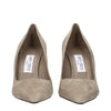Jimmy Choo Gray Leather High Heel Pumps Jimmy Choo