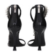 Jimmy Choo Black Leather Stiletto Heels Sandals Jimmy Choo